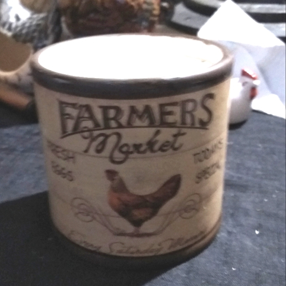 White Farmers Market Candle